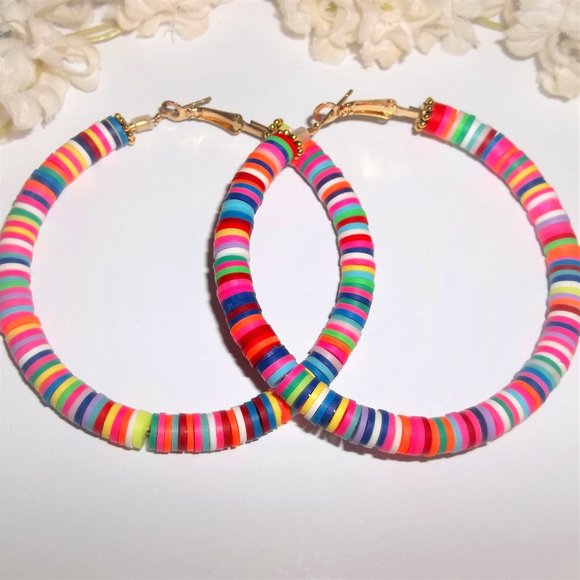 Fashion Jewelry Jewelry Hoop Earring Multicolored Y2k Oversized
